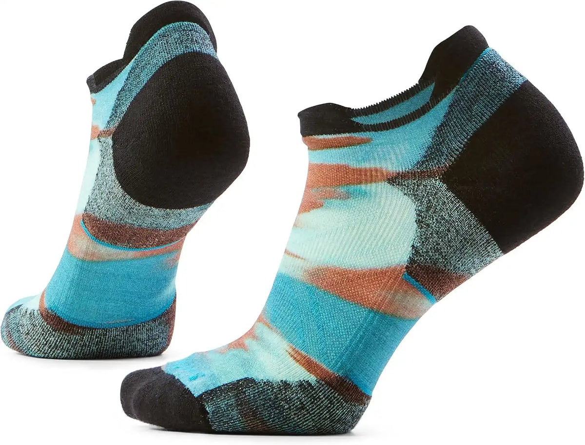 Smartwool Women's Run Targeted Cushion Brushed Print Low Ankle Socks