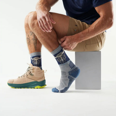 Smartwool Men's Hike Light Cushion Bison Crew Socks