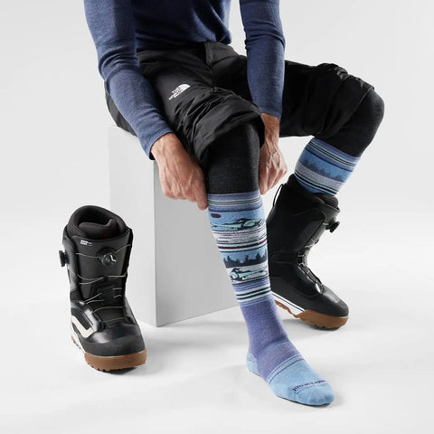 Smartwool Men's Snowboard Full Cushion Snowmobile Over The Calf Socks