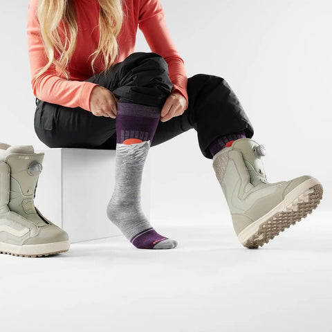 Smartwool Women's Snowboard Targeted Cushion Valley Sunset Over The Calf Socks