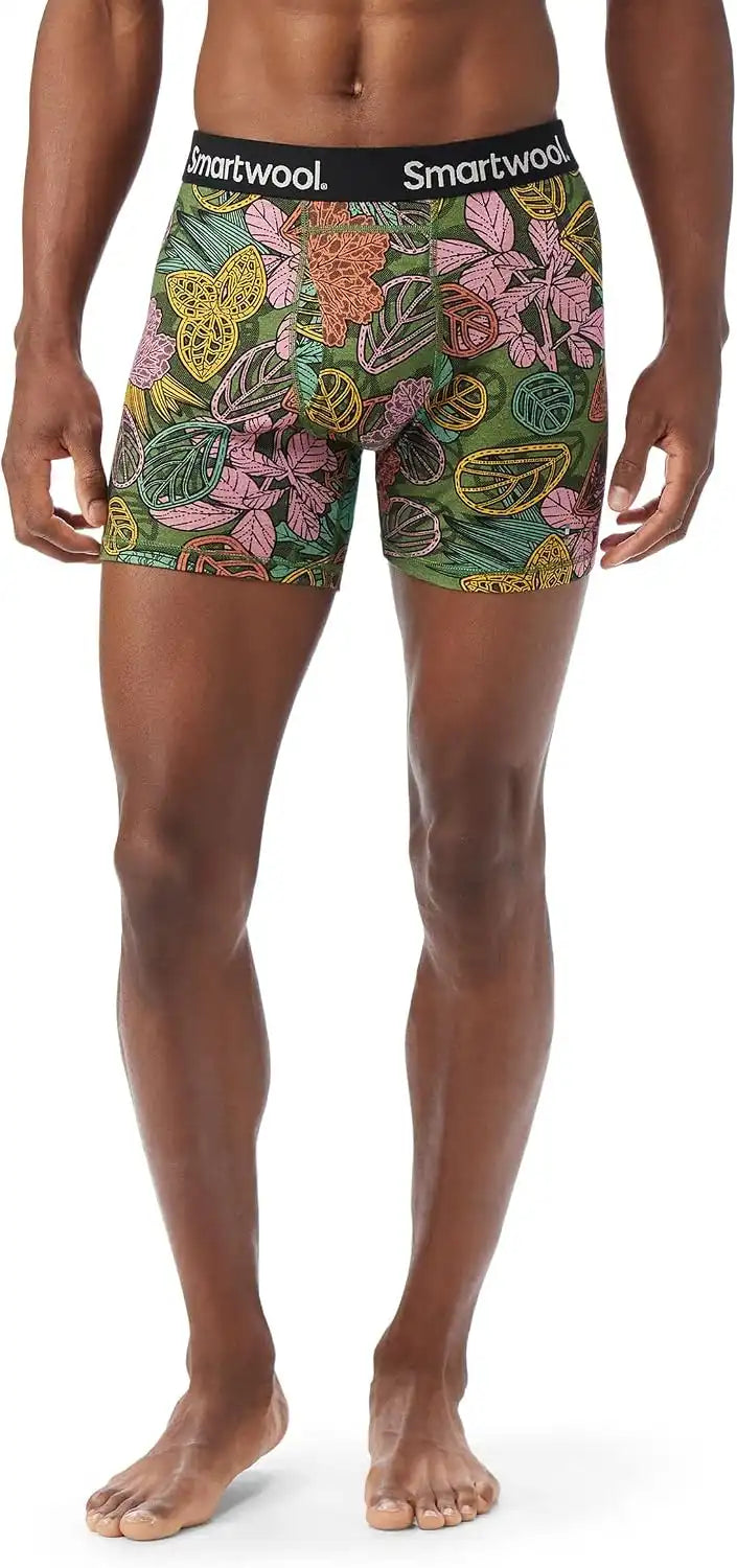Smartwool Men's Merino Print Boxer Brief Boxed