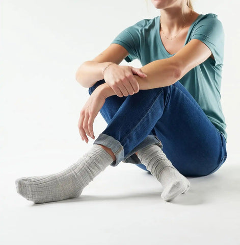 Smartwool Women's Everyday Slouchy Rib Tall Crew Socks