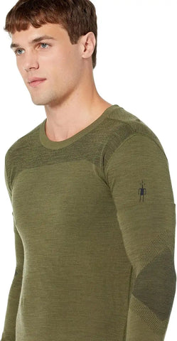 SmartWool Men's Intraknit Thermal Merino Base Layer Crew, Lightweight, Breathable Merino Wool Long Sleeve Active Shirt