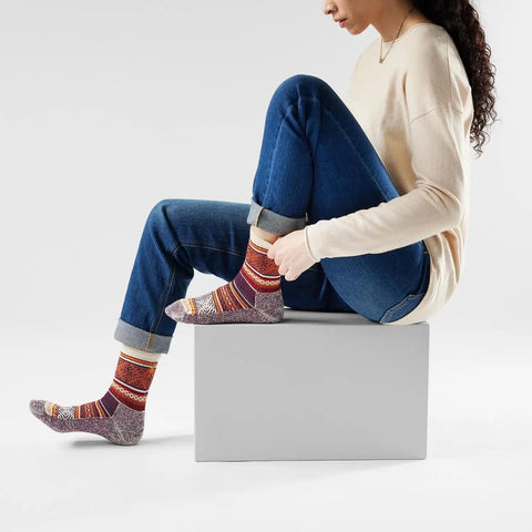 Smartwool Unisex Everyday Fair Isle Sweater Crew Socks