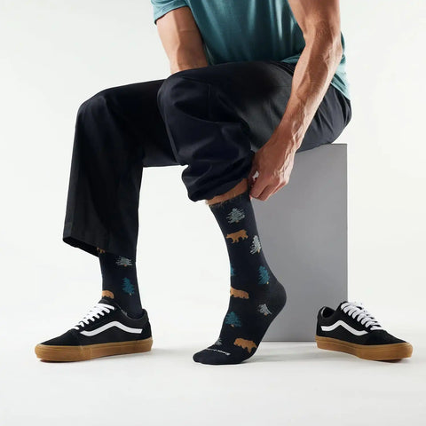 Smartwool mens Everyday Through the Trees Crew Socks