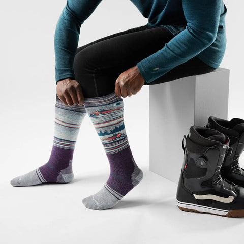 Smartwool Men's Snowboard Full Cushion Snowmobile Over The Calf Socks