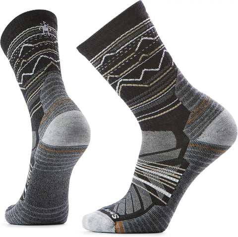 Smartwool Men's Hike Light Mountain Range Pattern Crew Socks