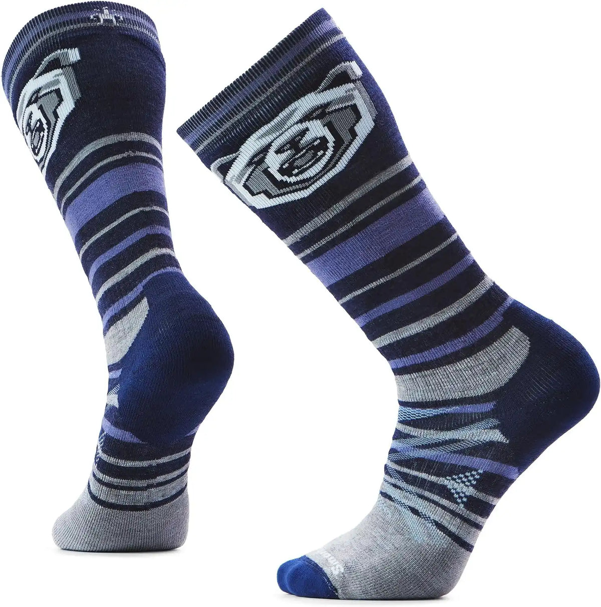 Smartwool Men's Ski Full Cushion Growling Grizzly Over the Calf Socks