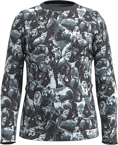 Smartwool Kid's Classic Thermal Merino Base Layer Crew for Boys and Girls