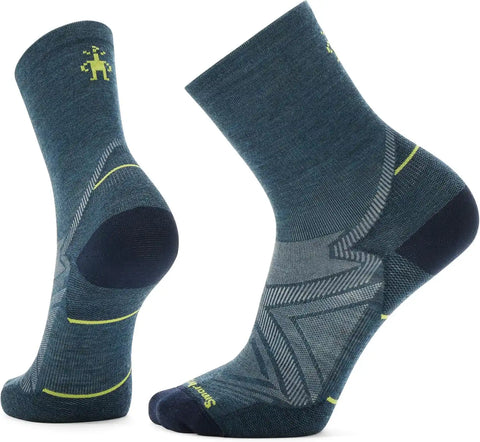 Smartwool Men's Run Zero Cushion Mid Crew Socks