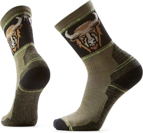 Smartwool Men's Hike Light Cushion Bison Crew Socks