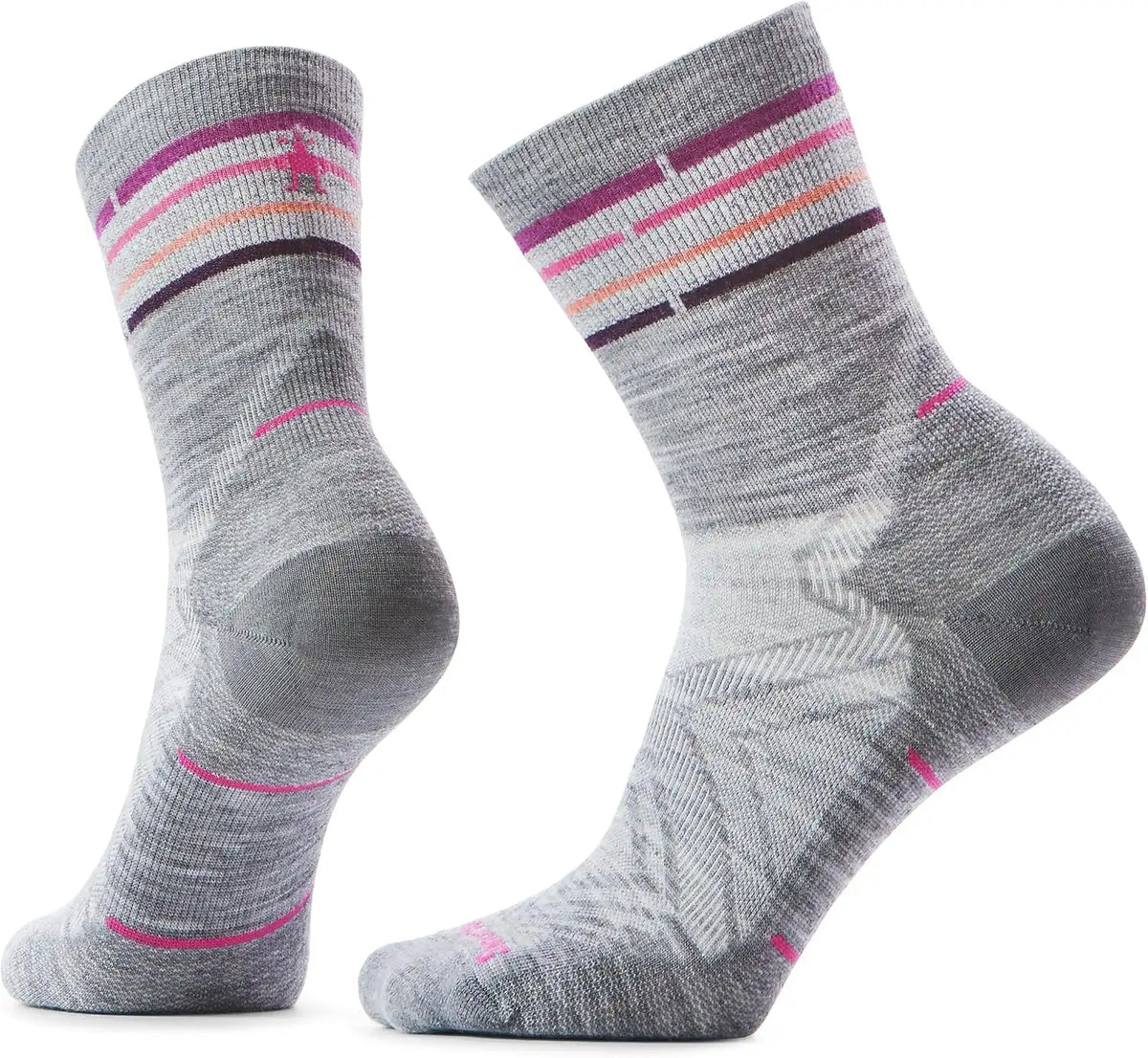 Smartwool Women's Run Zero Cushion Mid Crew Socks