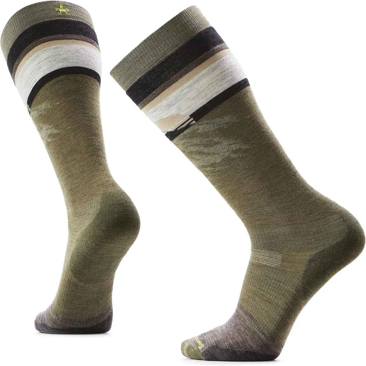 Smartwool Men's Snowboard Targeted Cushion Mountain Sunrise Over The Calf Socks