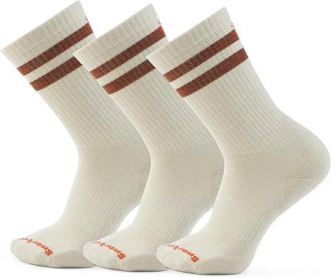 Smartwool Unisex Everyday Athletic Stripe Crew Socks 3pk
